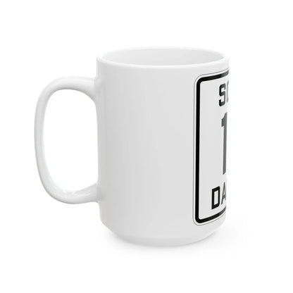 SD 18 1926 (South Dakota) (Road Sign) White Coffee Mug - Go Mug Yourself