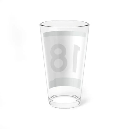 SD 18 (South Dakota) (Road Sign) Pint Glass 16oz - Go Mug Yourself
