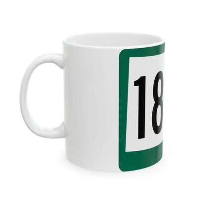 SD 1804 (South Dakota) (Road Sign) White Coffee Mug - Go Mug Yourself