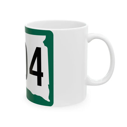 SD 1804 (South Dakota) (Road Sign) White Coffee Mug - Go Mug Yourself