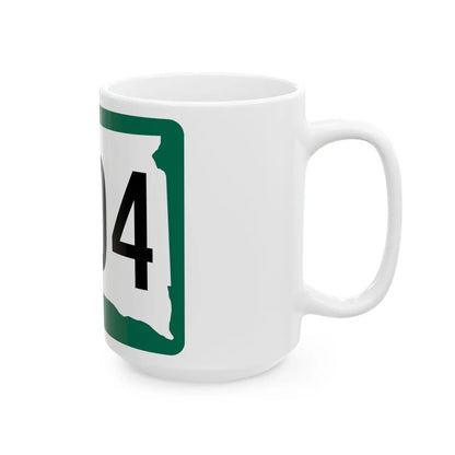 SD 1804 (South Dakota) (Road Sign) White Coffee Mug - Go Mug Yourself