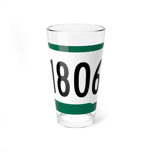 SD 1806 (South Dakota) (Road Sign) Pint Glass 16oz 16oz - Go Mug Yourself