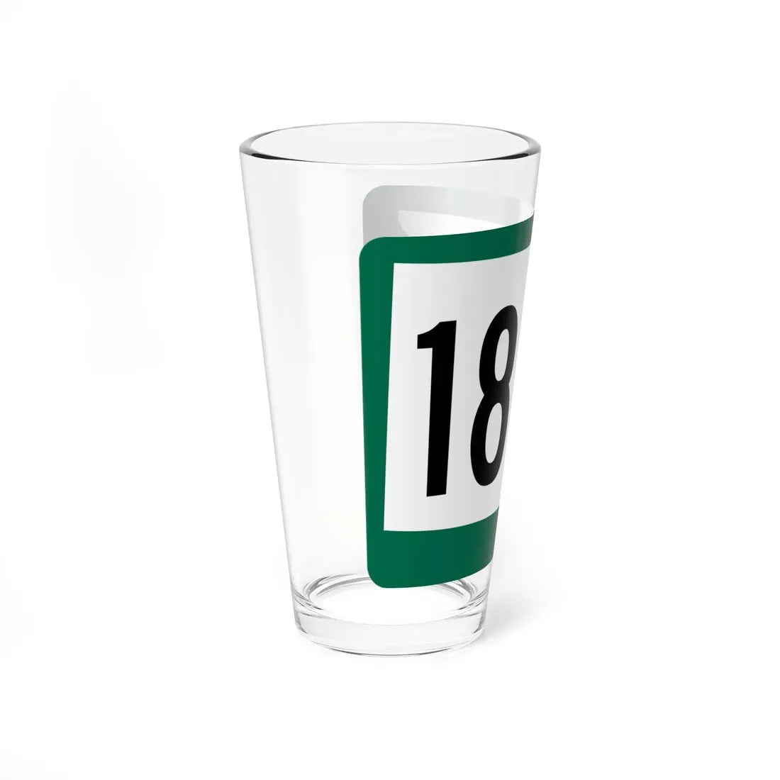 SD 1806 (South Dakota) (Road Sign) Pint Glass 16oz - Go Mug Yourself