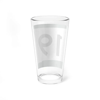 SD 19 (South Dakota) (Road Sign) Pint Glass 16oz - Go Mug Yourself