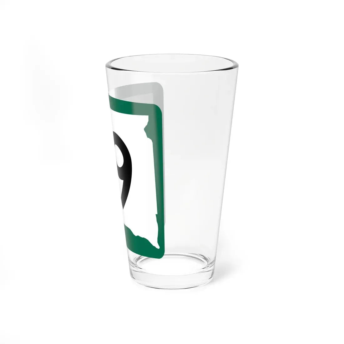 SD 19 (South Dakota) (Road Sign) Pint Glass 16oz - Go Mug Yourself