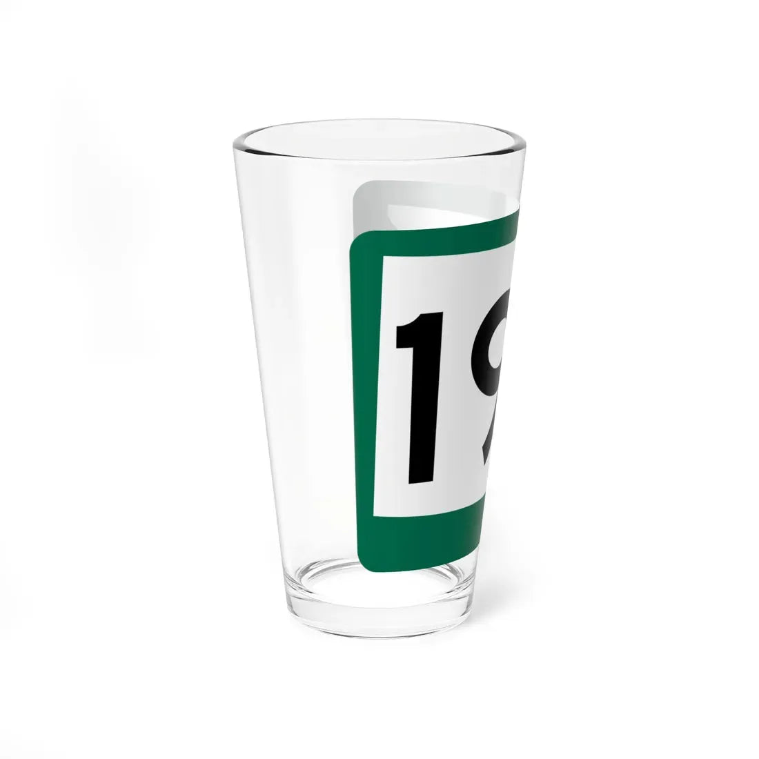 SD 19A (South Dakota) (Road Sign) Pint Glass 16oz - Go Mug Yourself