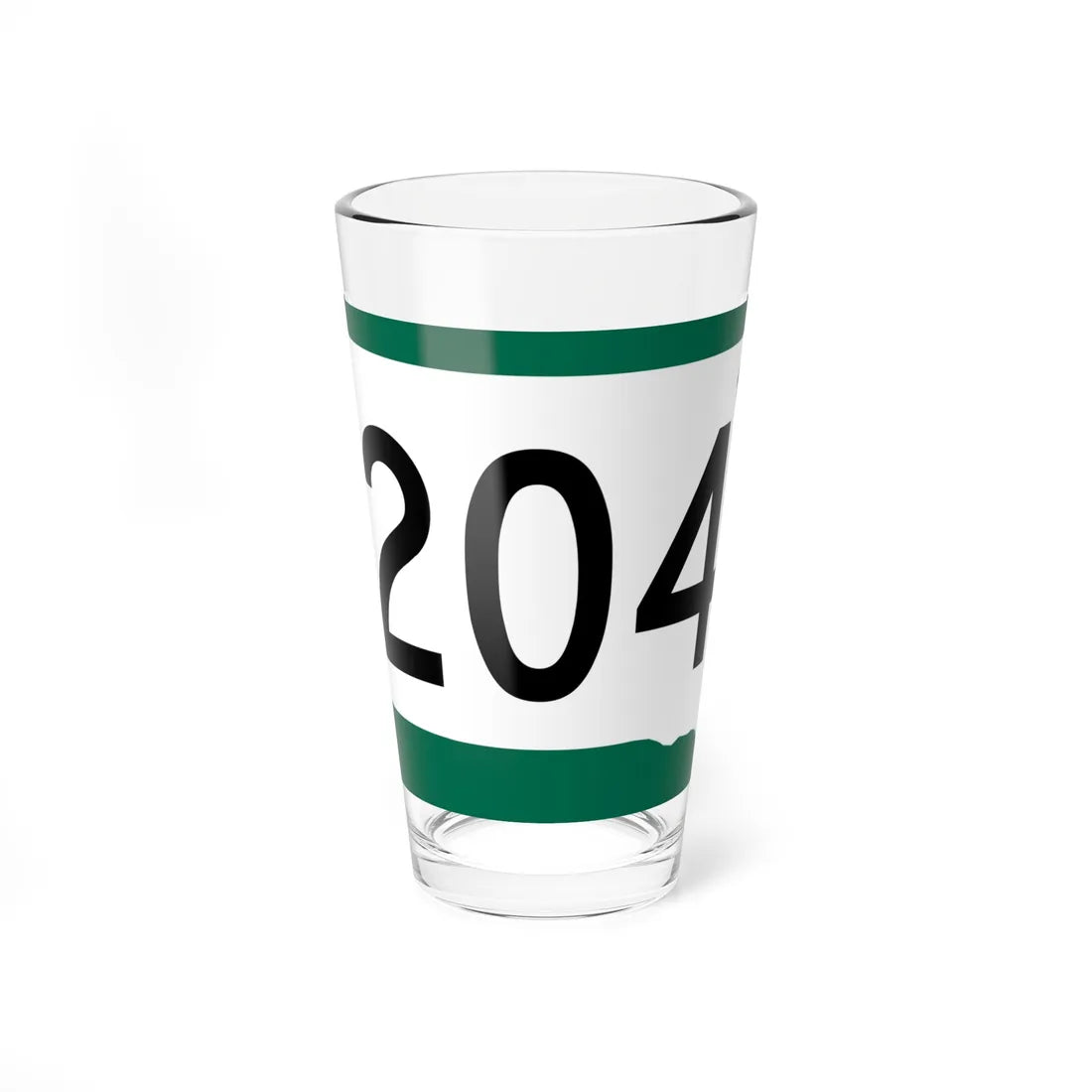 SD 204 (South Dakota) (Road Sign) Pint Glass 16oz 16oz - Go Mug Yourself