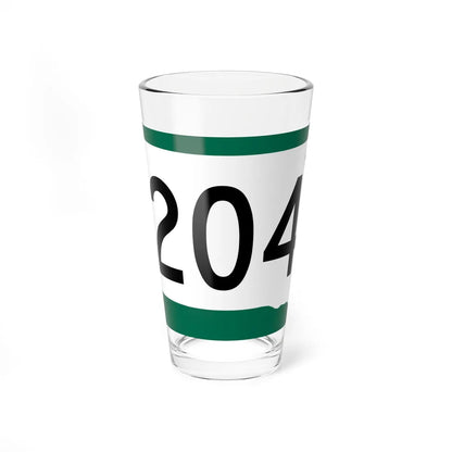 SD 204 (South Dakota) (Road Sign) Pint Glass 16oz 16oz - Go Mug Yourself
