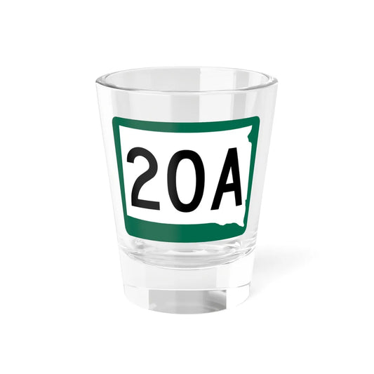 SD 20A (South Dakota) (Road Sign) Shot Glass 1.5oz 1.5oz - Go Mug Yourself