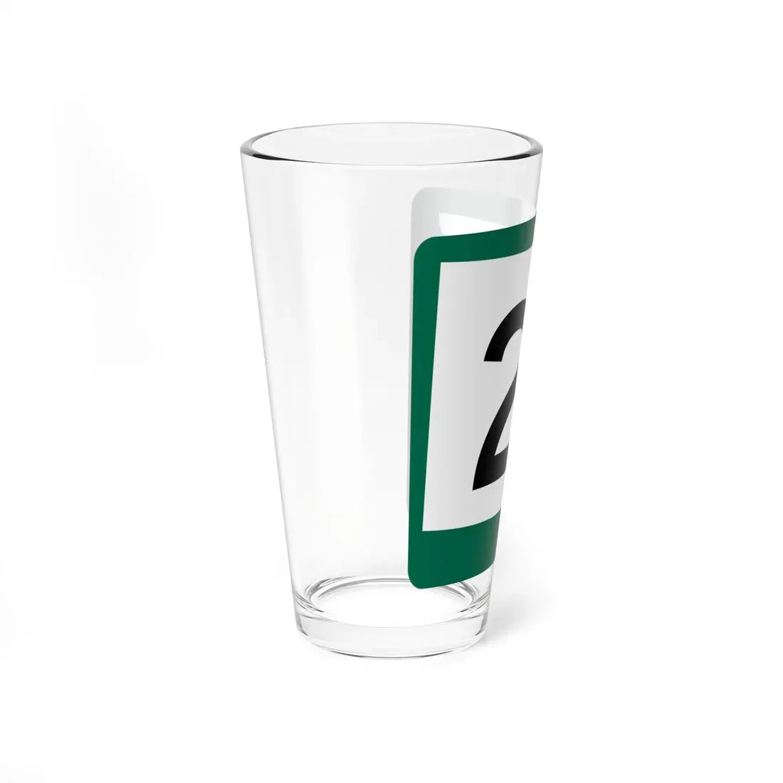 SD 21 (South Dakota) (Road Sign) Pint Glass 16oz - Go Mug Yourself