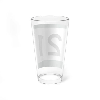 SD 21 (South Dakota) (Road Sign) Pint Glass 16oz - Go Mug Yourself