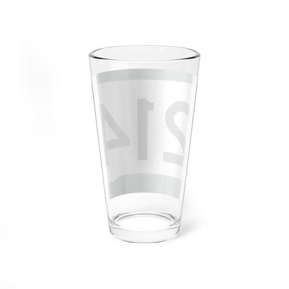 SD 214 (South Dakota) (Road Sign) Pint Glass 16oz - Go Mug Yourself