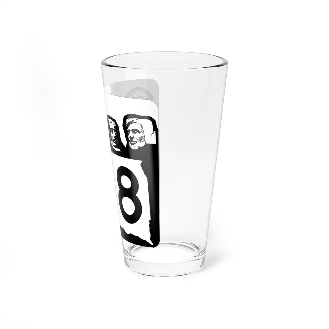 SD 218 1960 (South Dakota) (Road Sign) Pint Glass 16oz - Go Mug Yourself
