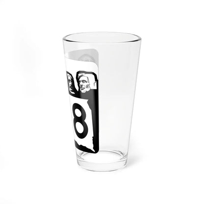 SD 218 1960 (South Dakota) (Road Sign) Pint Glass 16oz - Go Mug Yourself