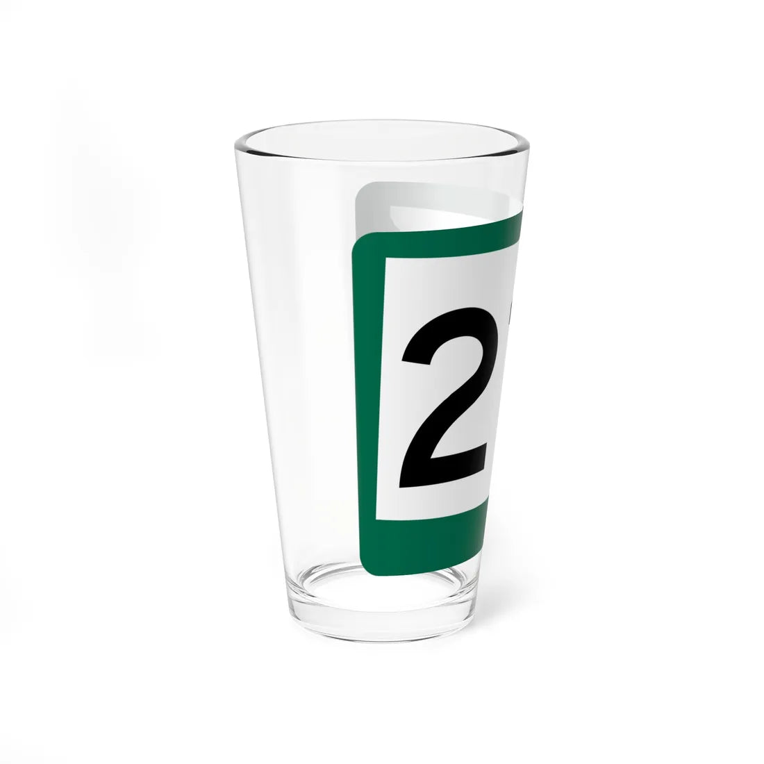 SD 218 (South Dakota) (Road Sign) Pint Glass 16oz - Go Mug Yourself