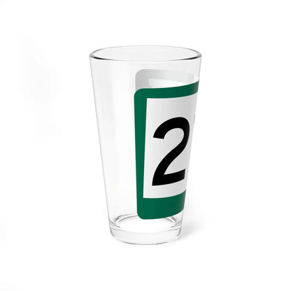 SD 218 (South Dakota) (Road Sign) Pint Glass 16oz - Go Mug Yourself