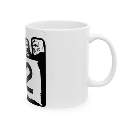 SD 22 1960 (South Dakota) (Road Sign) White Coffee Mug - Go Mug Yourself