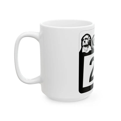 SD 22 1960 (South Dakota) (Road Sign) White Coffee Mug - Go Mug Yourself