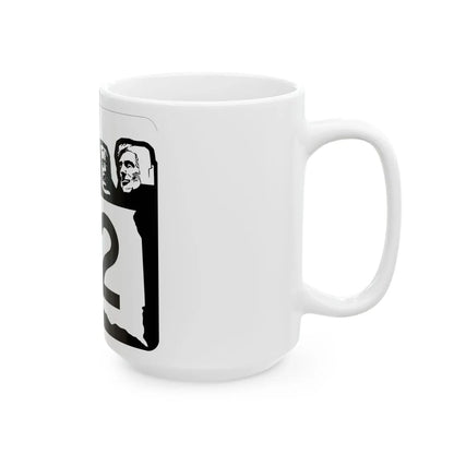 SD 22 1960 (South Dakota) (Road Sign) White Coffee Mug - Go Mug Yourself
