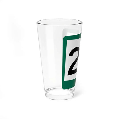 SD 22 (South Dakota) (Road Sign) Pint Glass 16oz - Go Mug Yourself