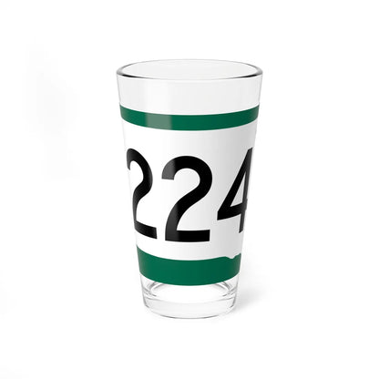 SD 224 (South Dakota) (Road Sign) Pint Glass 16oz 16oz - Go Mug Yourself