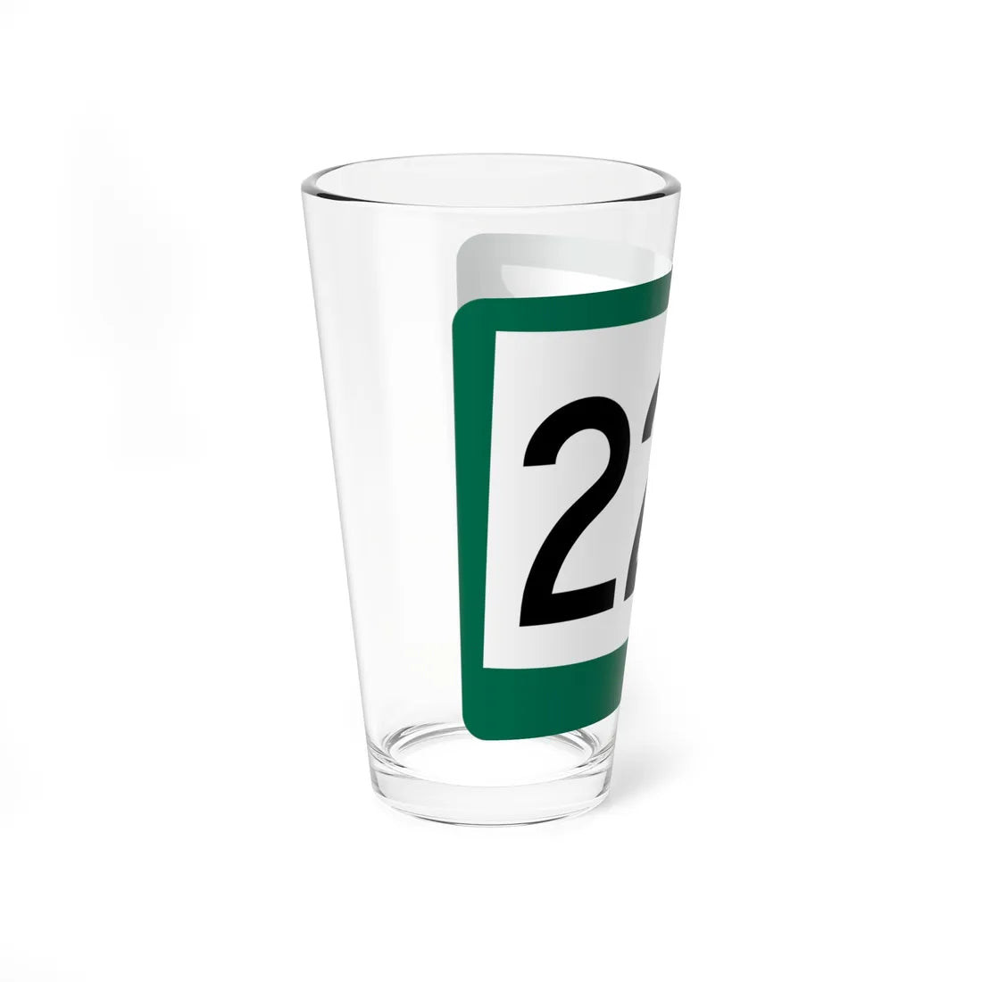 SD 224 (South Dakota) (Road Sign) Pint Glass 16oz - Go Mug Yourself
