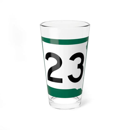 SD 23 (South Dakota) (Road Sign) Pint Glass 16oz 16oz - Go Mug Yourself