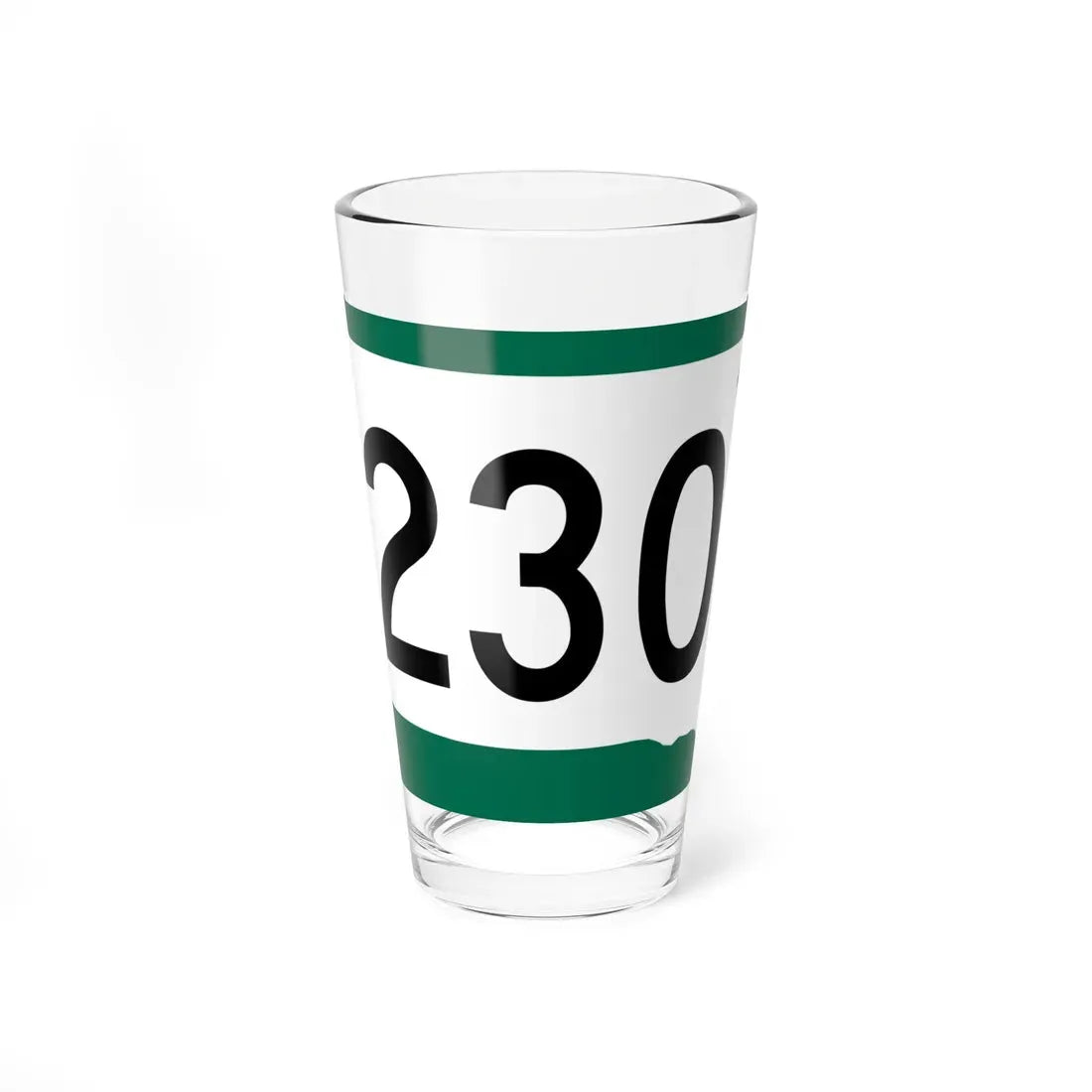 SD 230 (South Dakota) (Road Sign) Pint Glass 16oz 16oz - Go Mug Yourself