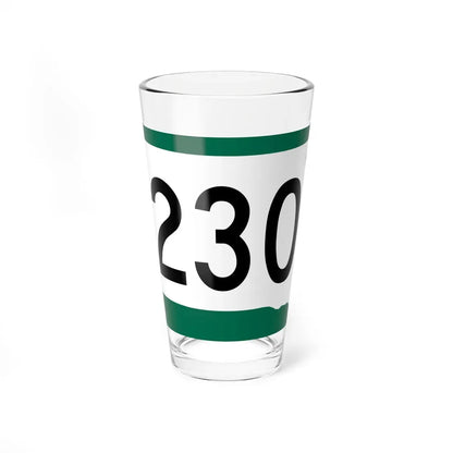SD 230 (South Dakota) (Road Sign) Pint Glass 16oz 16oz - Go Mug Yourself