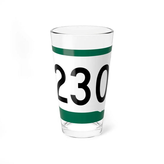 SD 230 (South Dakota) (Road Sign) Pint Glass 16oz 16oz - Go Mug Yourself