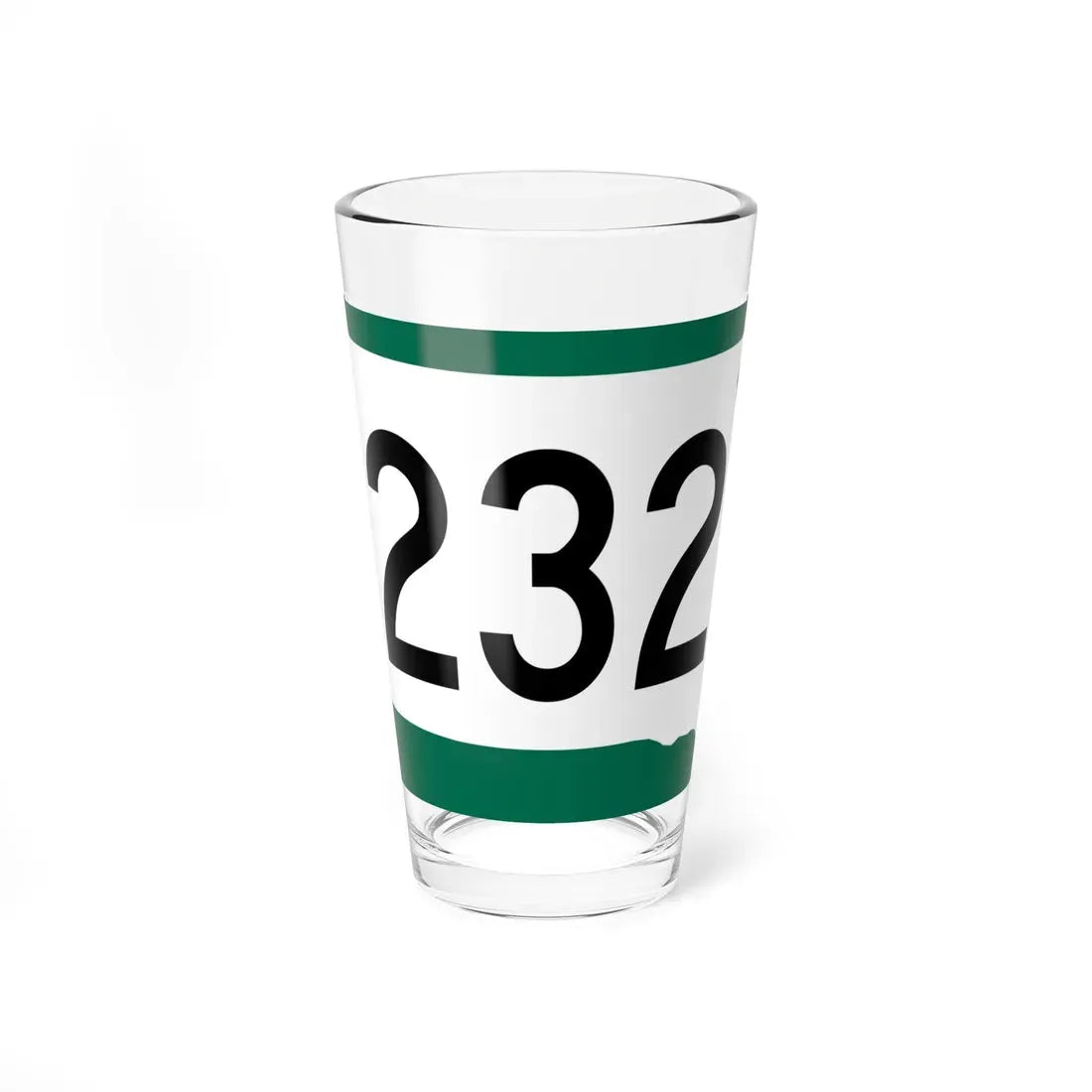 SD 232 (South Dakota) (Road Sign) Pint Glass 16oz 16oz - Go Mug Yourself