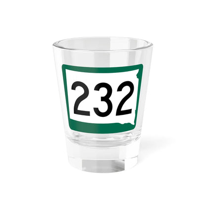 SD 232 (South Dakota) (Road Sign) Shot Glass 1.5oz 1.5oz - Go Mug Yourself