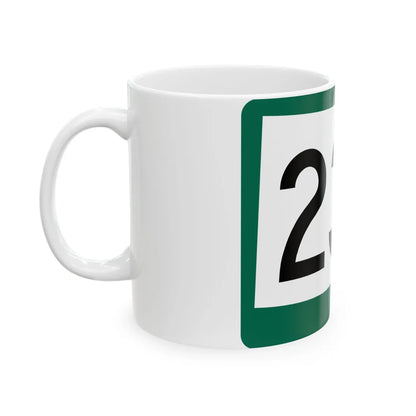SD 232 (South Dakota) (Road Sign) White Coffee Mug - Go Mug Yourself