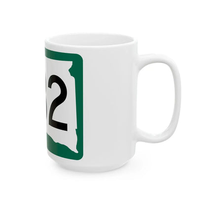 SD 232 (South Dakota) (Road Sign) White Coffee Mug - Go Mug Yourself