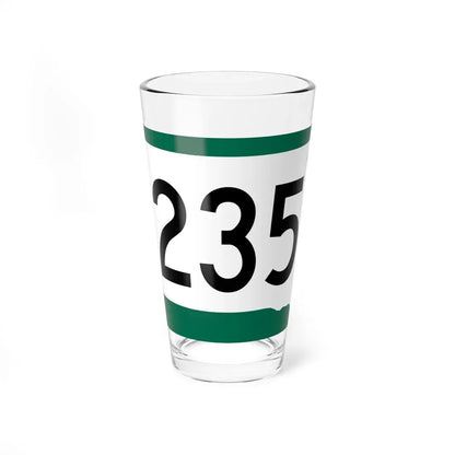 SD 235 (South Dakota) (Road Sign) Pint Glass 16oz 16oz - Go Mug Yourself