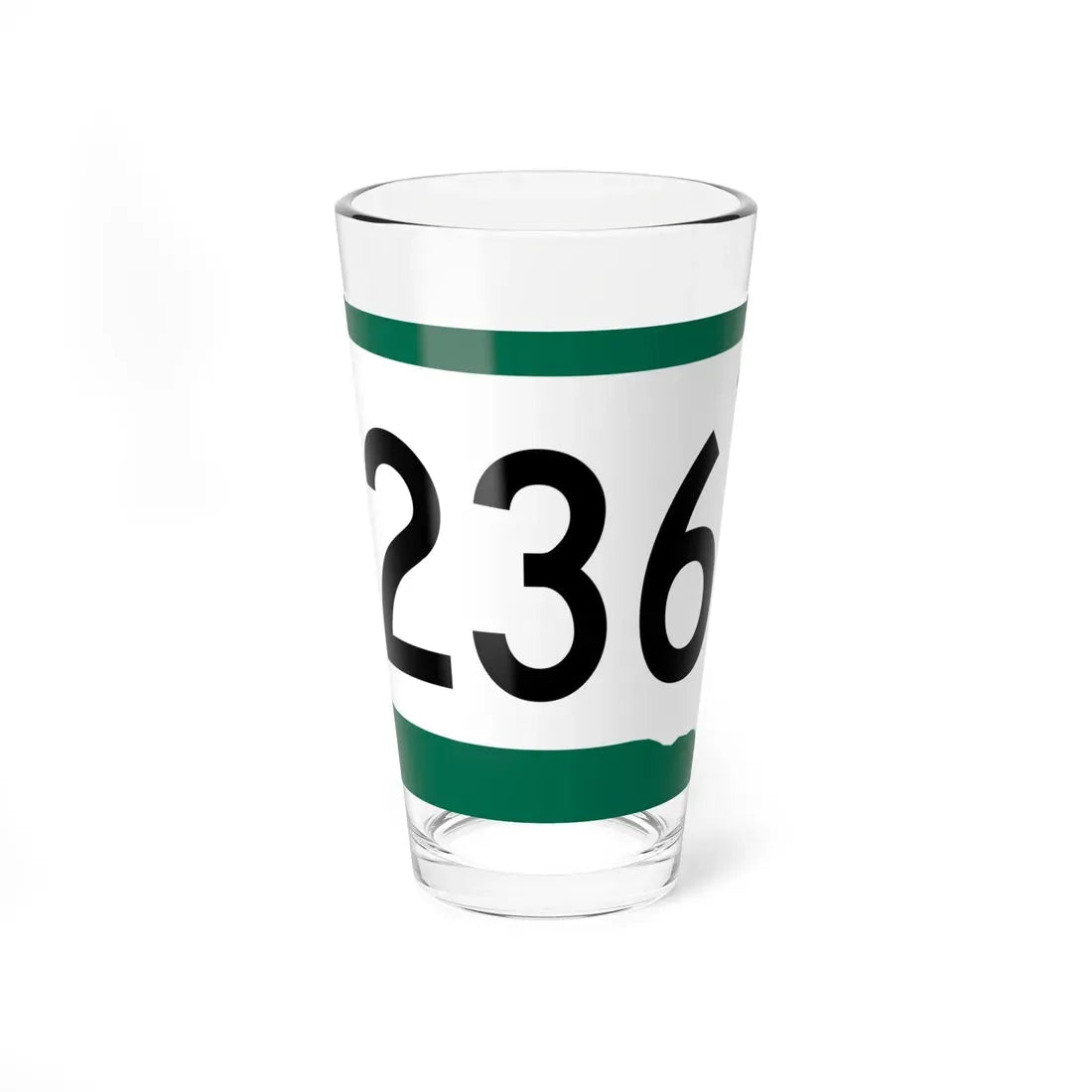 SD 236 (South Dakota) (Road Sign) Pint Glass 16oz 16oz - Go Mug Yourself