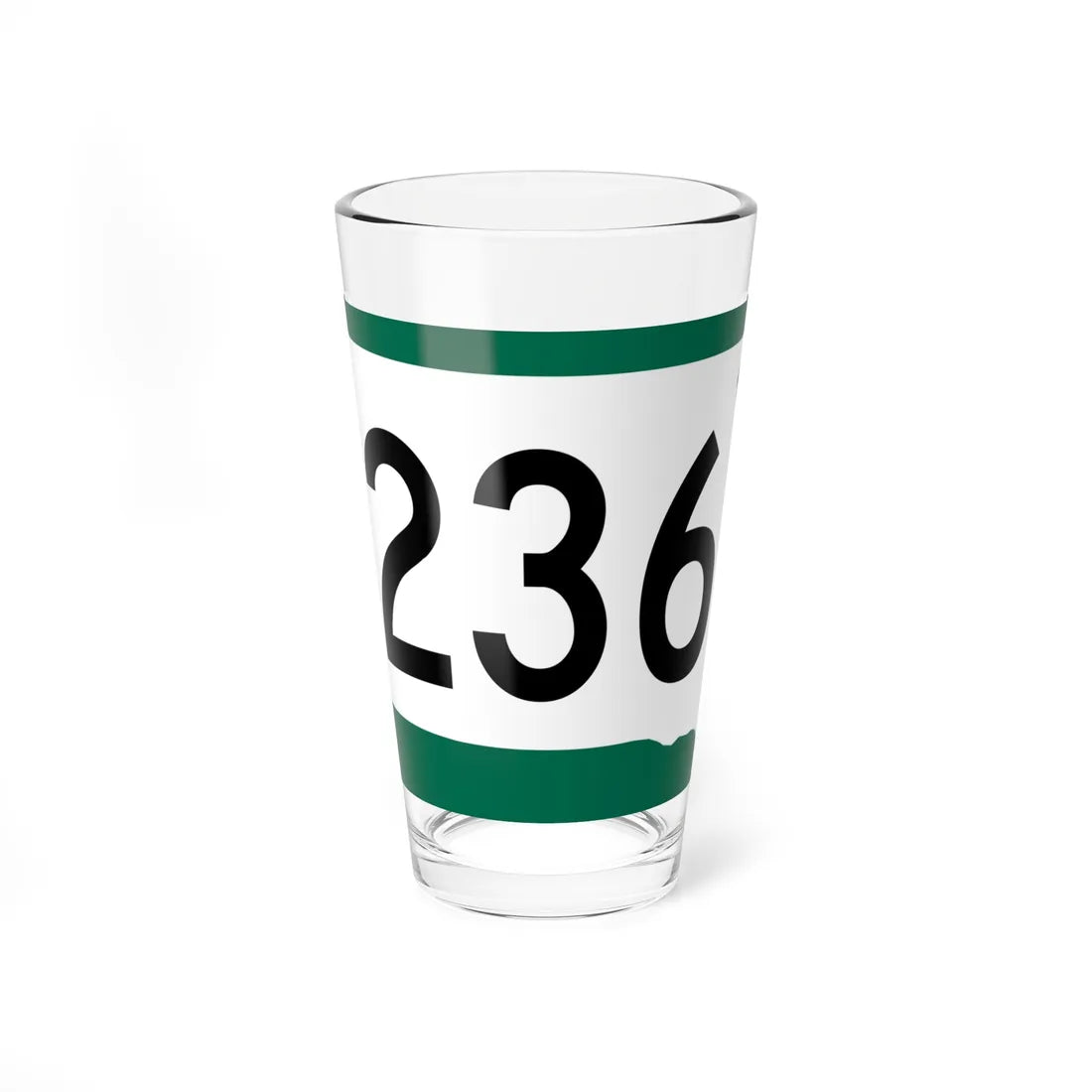 SD 236 (South Dakota) (Road Sign) Pint Glss 16oz 16oz - Go Mug Yourself