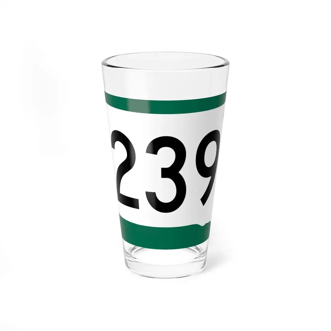 SD 239 (South Dakota) (Road Sign) Pint Glass 16oz 16oz - Go Mug Yourself