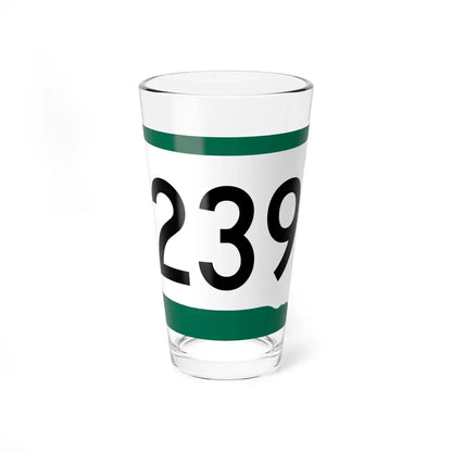 SD 239 (South Dakota) (Road Sign) Pint Glass 16oz 16oz - Go Mug Yourself