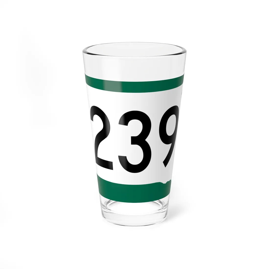 SD 239 (South Dakota) (Road Sign) Pint Glss 16oz 16oz - Go Mug Yourself