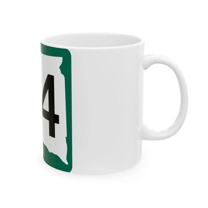 SD 24 (South Dakota) (Road Sign) White Coffee Mug - Go Mug Yourself