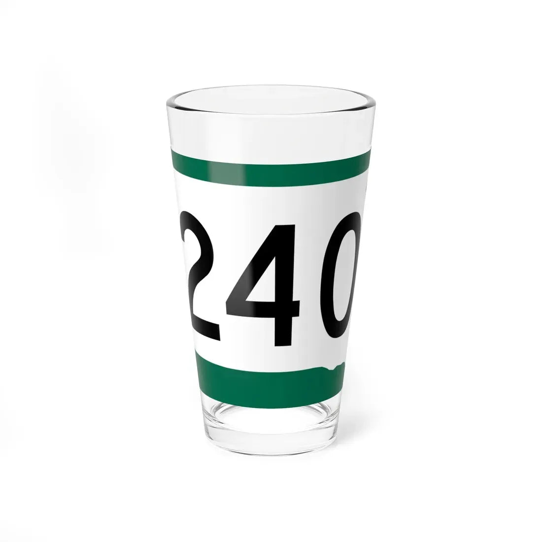 SD 240 (South Dakota) (Road Sign) Pint Glass 16oz 16oz - Go Mug Yourself