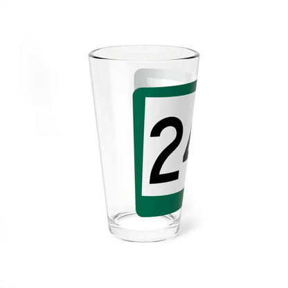 SD 240 (South Dakota) (Road Sign) Pint Glass 16oz - Go Mug Yourself