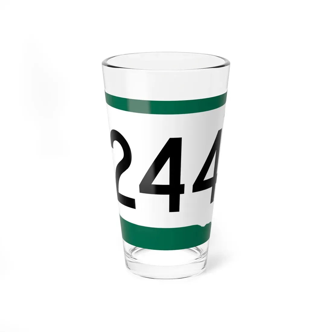 SD 244 (South Dakota) (Road Sign) Pint Glass 16oz 16oz - Go Mug Yourself
