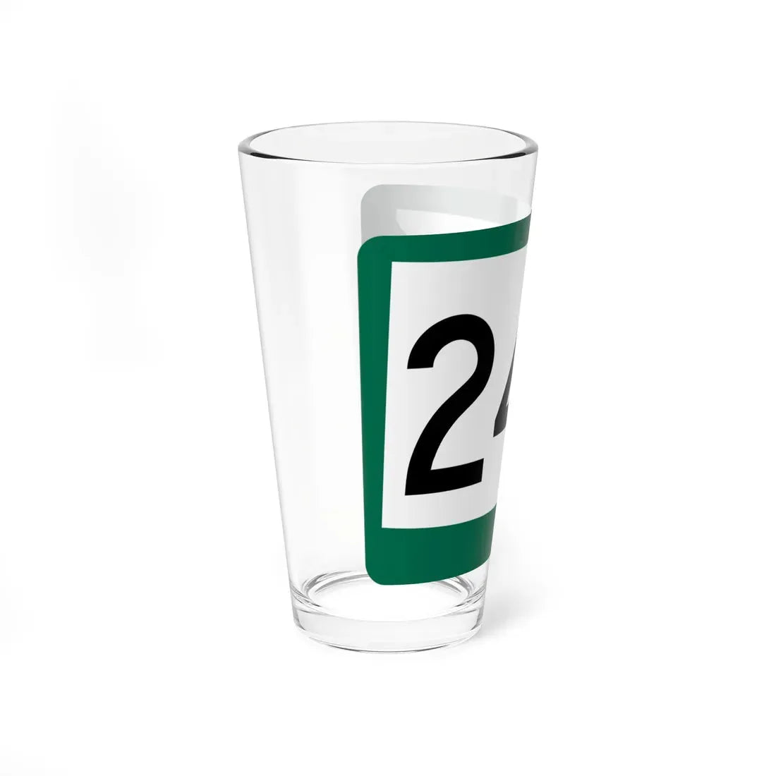 SD 244 (South Dakota) (Road Sign) Pint Glass 16oz - Go Mug Yourself