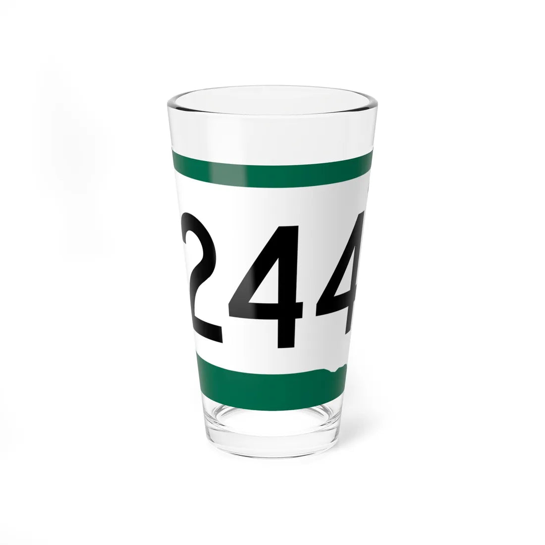 SD 244 (South Dakota) (Road Sign) Pint Glss 16oz 16oz - Go Mug Yourself