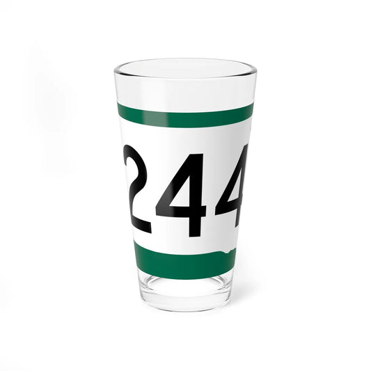 SD 244 (South Dakota) (Road Sign) Pint Glss 16oz 16oz - Go Mug Yourself