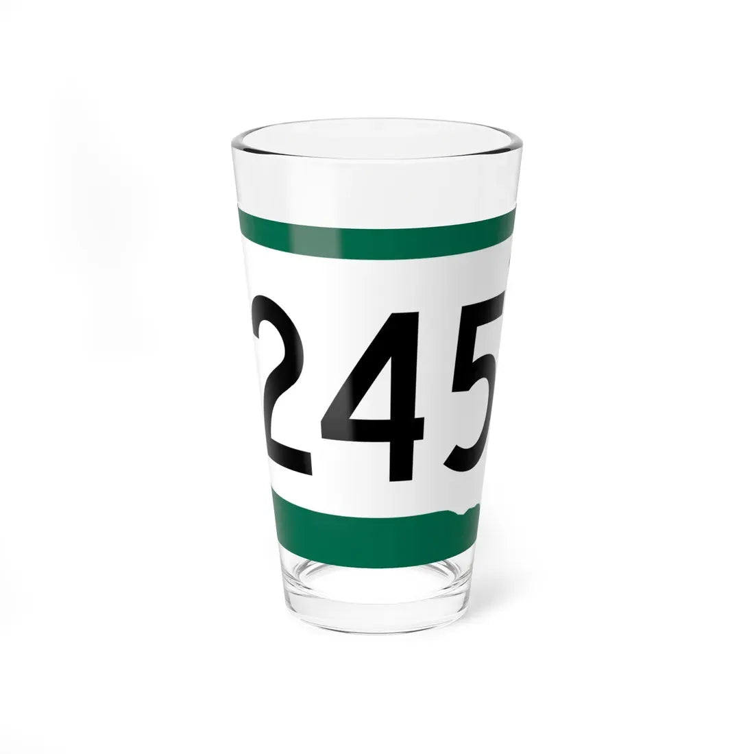 SD 245 (South Dakota) (Road Sign) Pint Glass 16oz 16oz - Go Mug Yourself