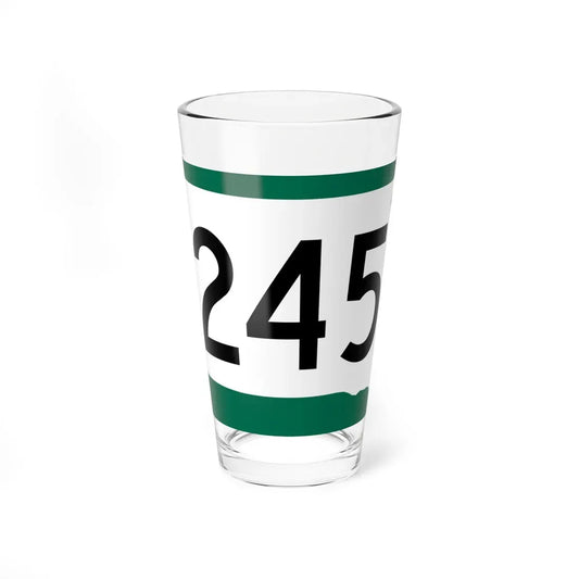SD 245 (South Dakota) (Road Sign) Pint Glass 16oz 16oz - Go Mug Yourself