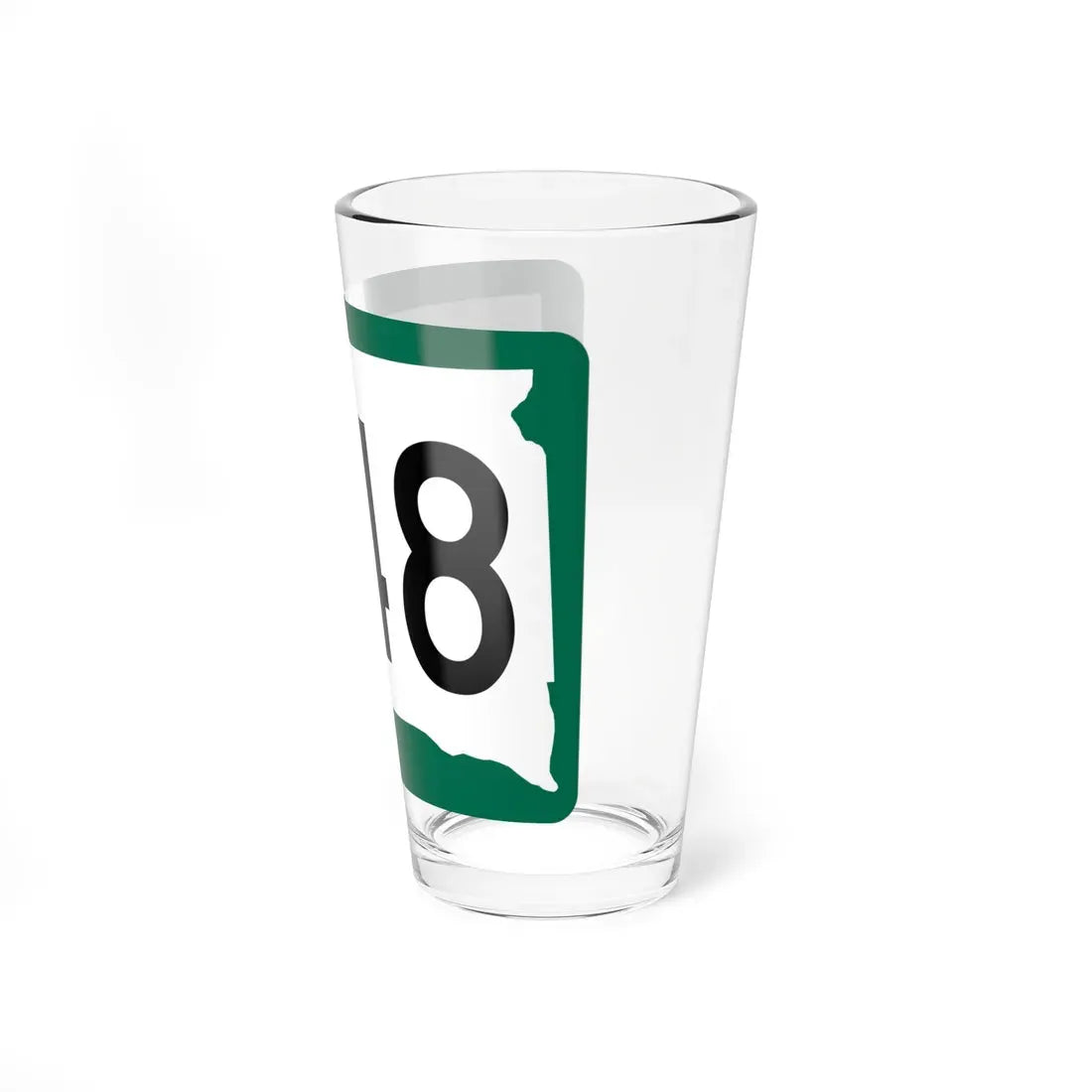 SD 248 (South Dakota) (Road Sign) Pint Glass 16oz - Go Mug Yourself